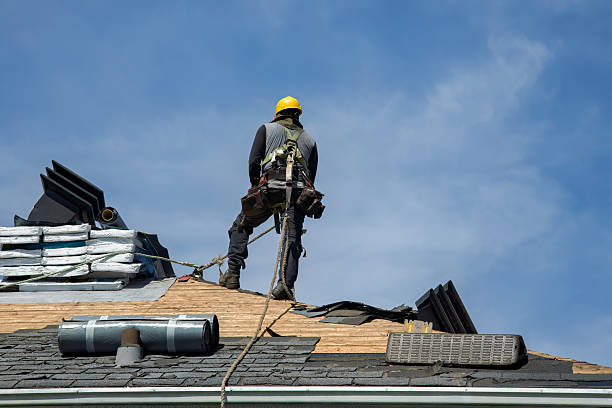 Professional Emergency Roof Repair technician working in Budd Lake, NJ